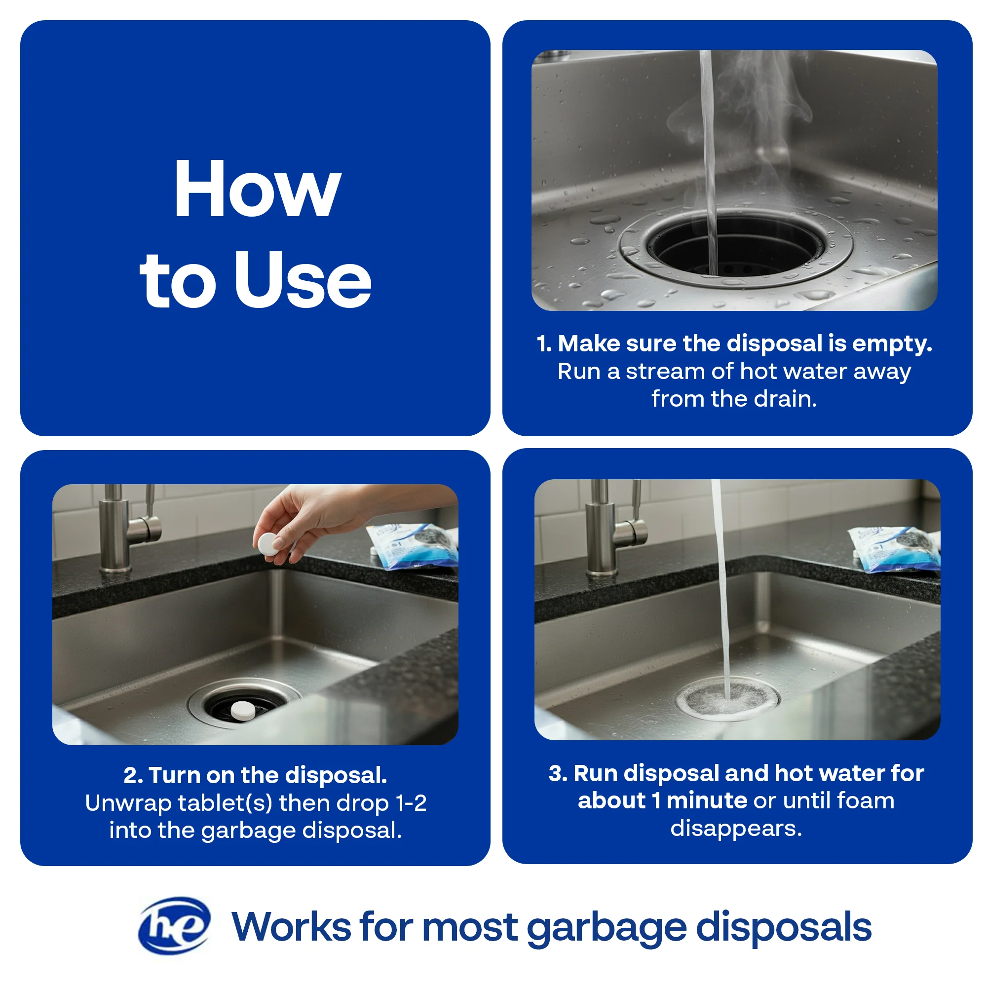Garbage Disposal Cleaner Tablets - 4 Pack - Image 8