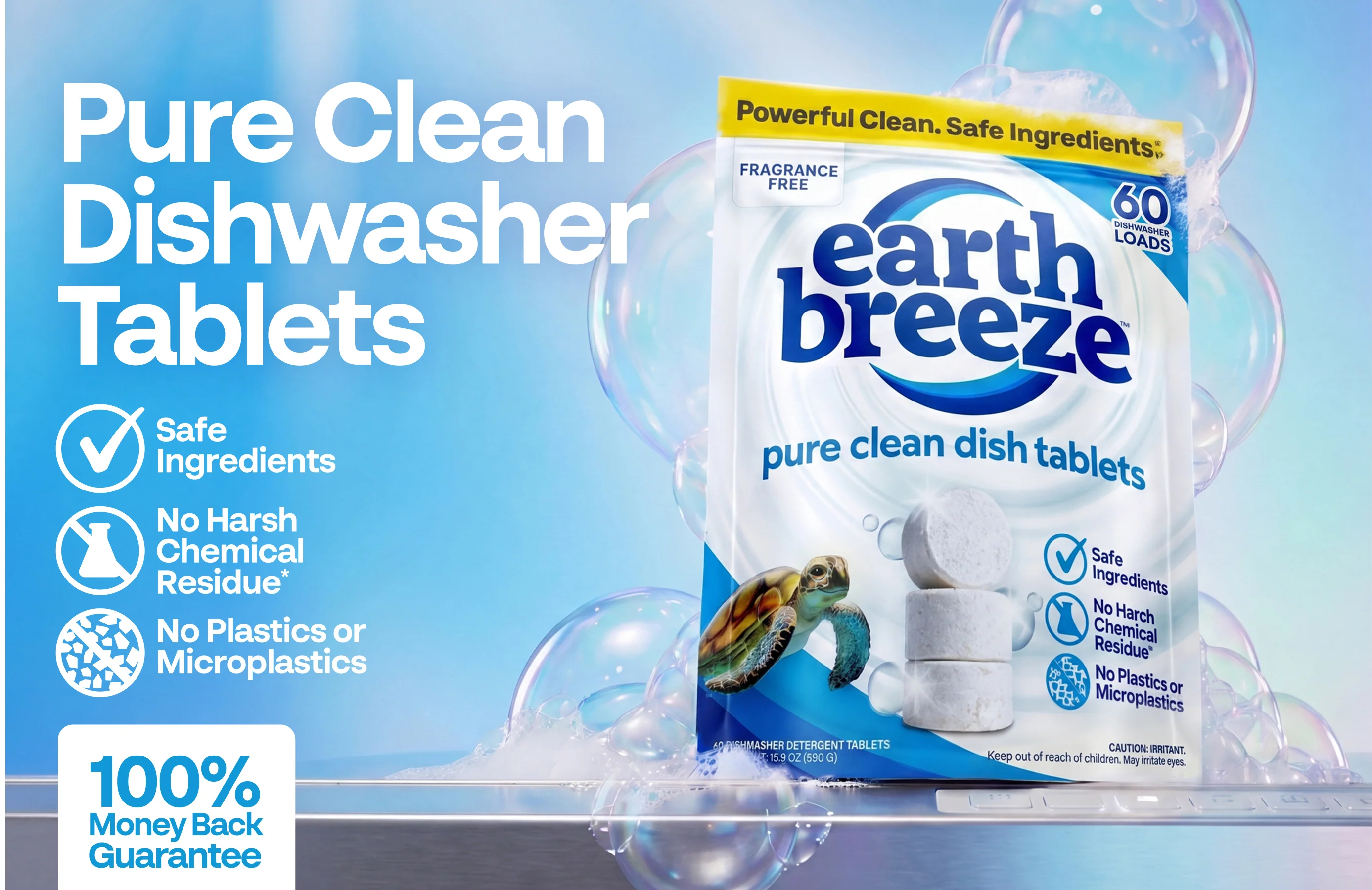 Pure Clean Dishwasher Tablets - 6 Pack - Image 4